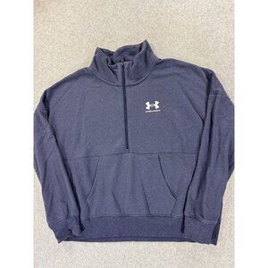 Under‎ Armour GALAXY Design Half Zip Pullover Sweatshirt (Women's XL) Purple